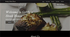 Desktop Screenshot of gordyssteakhouse.com